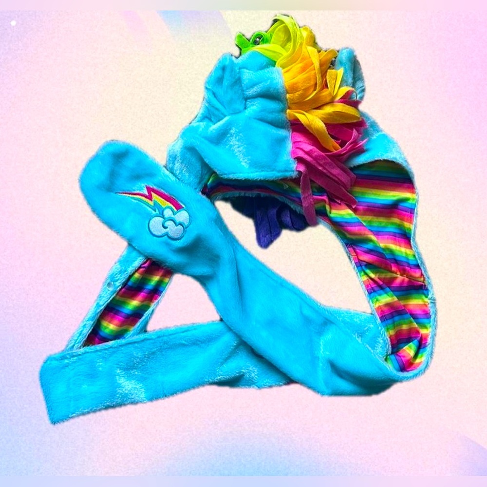 MY LITTLE PONY RAVE HEADPIECE 💙🩵🩷💚